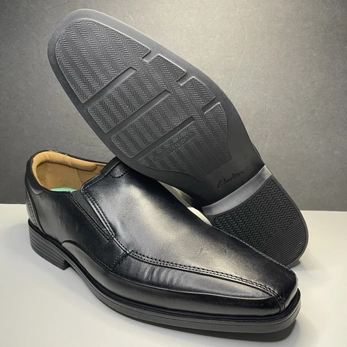 Mocassino uomo Clarkslite Ave pelle nera misura 8 5 largo