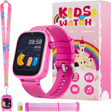 4G Kids Smart Watches Girls Gifts Age 3-12, Smart Watch for Kids with 47 Games,