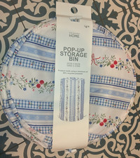 ?? Primark Pop Up Cherry Bow Storage Bin Basket ??