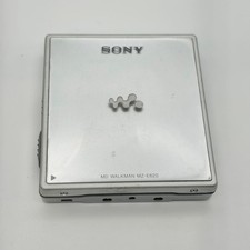 SONY MZ-E620 MiniDisc Player Silver MD Walkman Tested Working from JAPAN