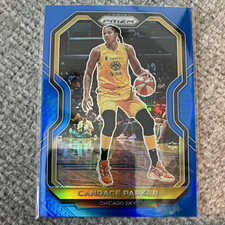 Panini 2021 Prizm WNBA Candace Parker #76 Blue Prizm Chicago Sky /149