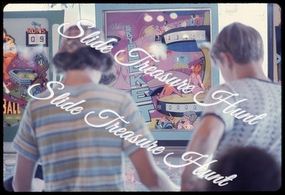 Arcade Pinball Game Skyrocket 35mm Slide 1970s