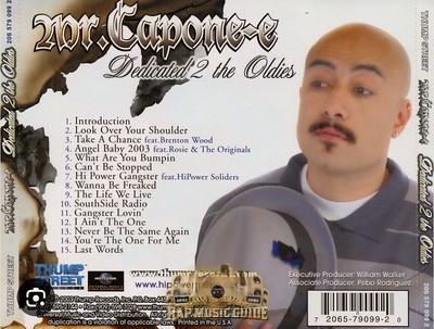 Mr Capone-E Dedicated 2 The Oldies ft Brenton Wood Chicano Rap CD