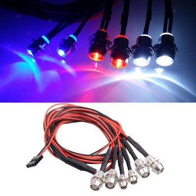 Scheinwerfer Rücklicht Für 1/5 1/8 1/10 1/12 1/16 RC Car Truck 6 LED Light Kit