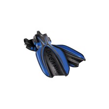 Oceanic Manta Ray Open Heel Dive Fins X-Large, Blue / Black 