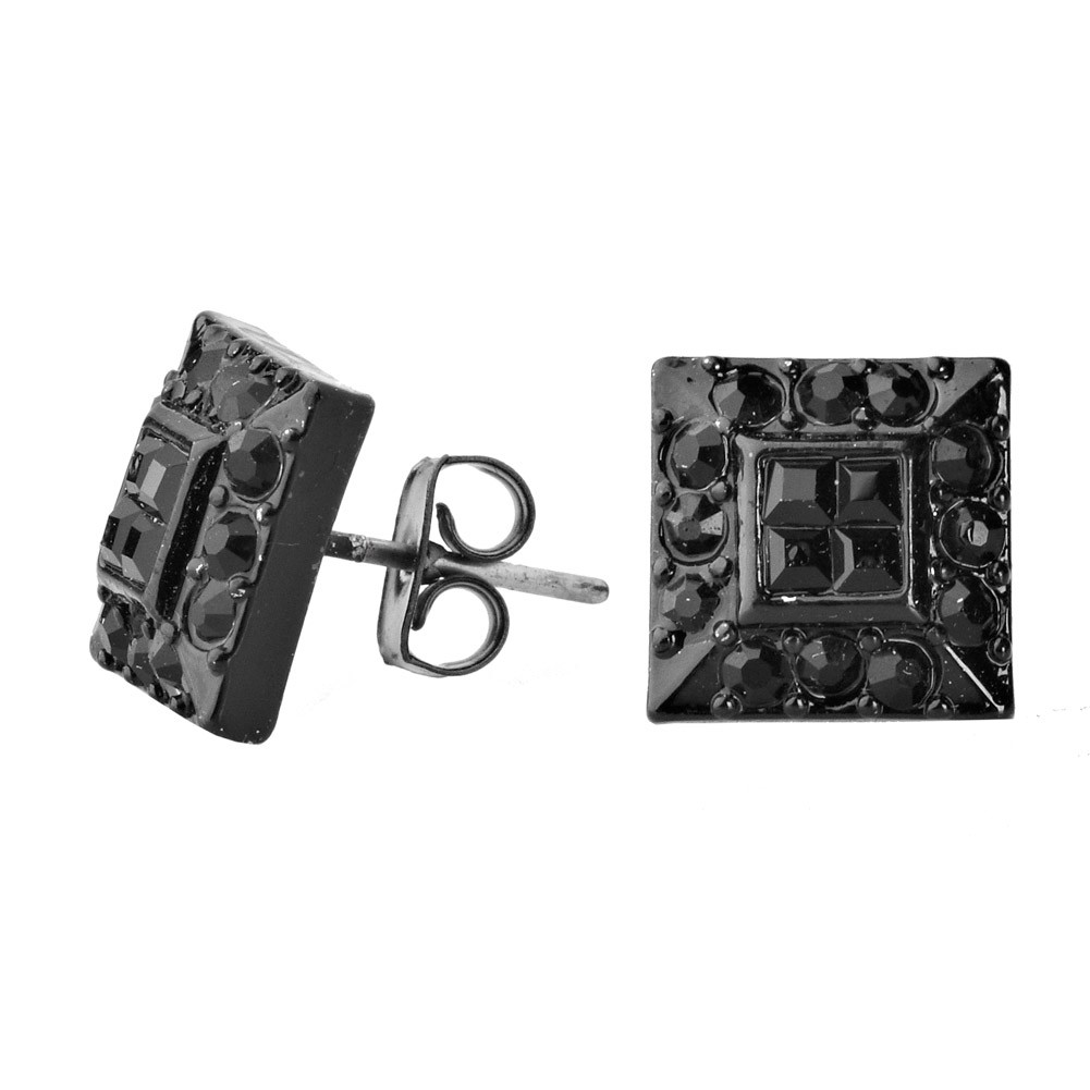 Замороженная коробка Bling Ohrstecker - HOT SQUARE schwarz 1990₽