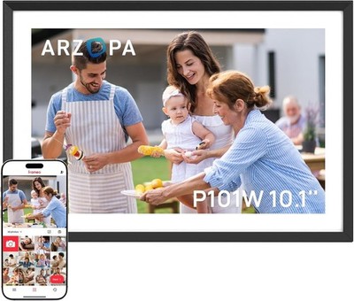 Arzopa 10.1 inch WiFi Digital Picture Frame 32 GB 1280*800 IPS