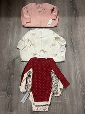 Lot of 3 Carter's 3 Month Items- Sleep Sacks and Bodysuits- NWT
