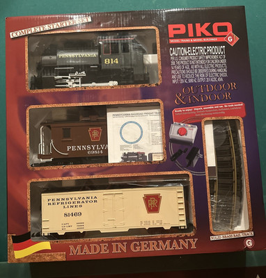 PIKO No. 38103 G SCALE PPR PENNSYLVANIA STEAM FREIGHT Complete Starter Set - NIB