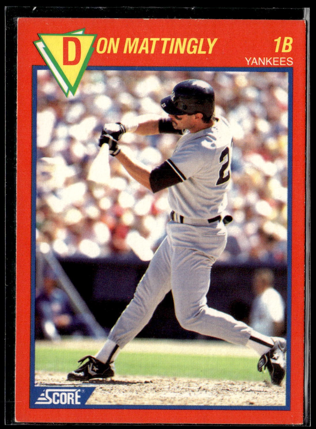 Don Mattingly 1989 Score Baseball's 100 Hottest Players #10 New York Yankees