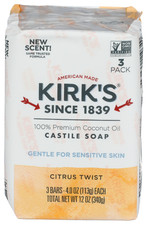 Kirks Soap Bar 3Pk Citrus Twst 12 Oz