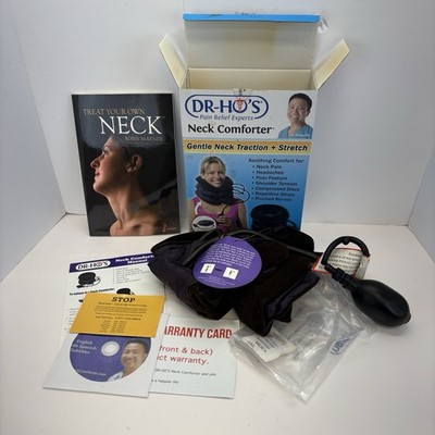 DR-HO'S Pain Relief Experts Neck Comforter Neck Traction Stretch- New Open Box