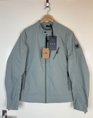 BELSTAFF NWT V-Racer Nylon Jacket Biker Style Laurel Green UK40 IT50