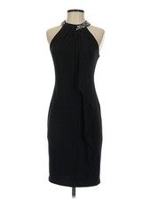 Xscape Women Black Cocktail Dress 4