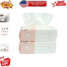 Multi-Purpose Extra Thick Dry Wipes - 100 Cotton, Disposable Tissues, 160 Count