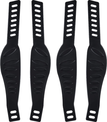 Exercise Bike Pedal Straps 2 Pairs Adjustable Rubber Universal Replacement