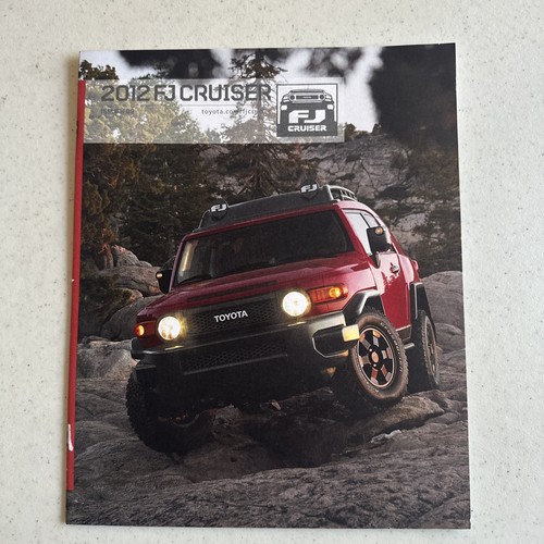 2012 Toyota FJ Cruiser Issue 9 Magazine Dealer Sales Brochure With Paint Codes