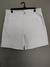 Time And Tru Women's High Rise Denim Bermuda Shorts Size 20