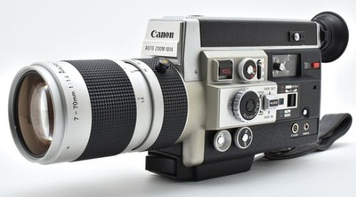 Exc+5] Canon Auto Zoom 1014 Electronic Super 8 8mm Movie Camera