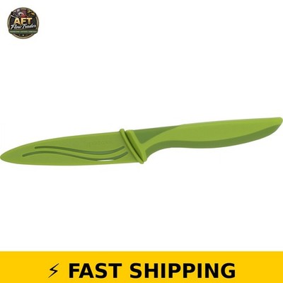 GoodCook 4'' Nonstick Carbon Steel Pairing Knife - Green