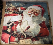 Christmas Duvet Cover Full Size Set with 2 Pillowcases Santa Claus