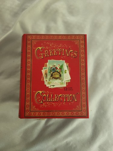Assortiment de cartes de Noël Hallmark livre d'archives 12 cartes dans livre