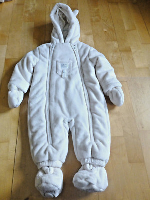 Kanz Babyoverall, Schneeoverall  mit Kapuze,   Gr.62  unisex