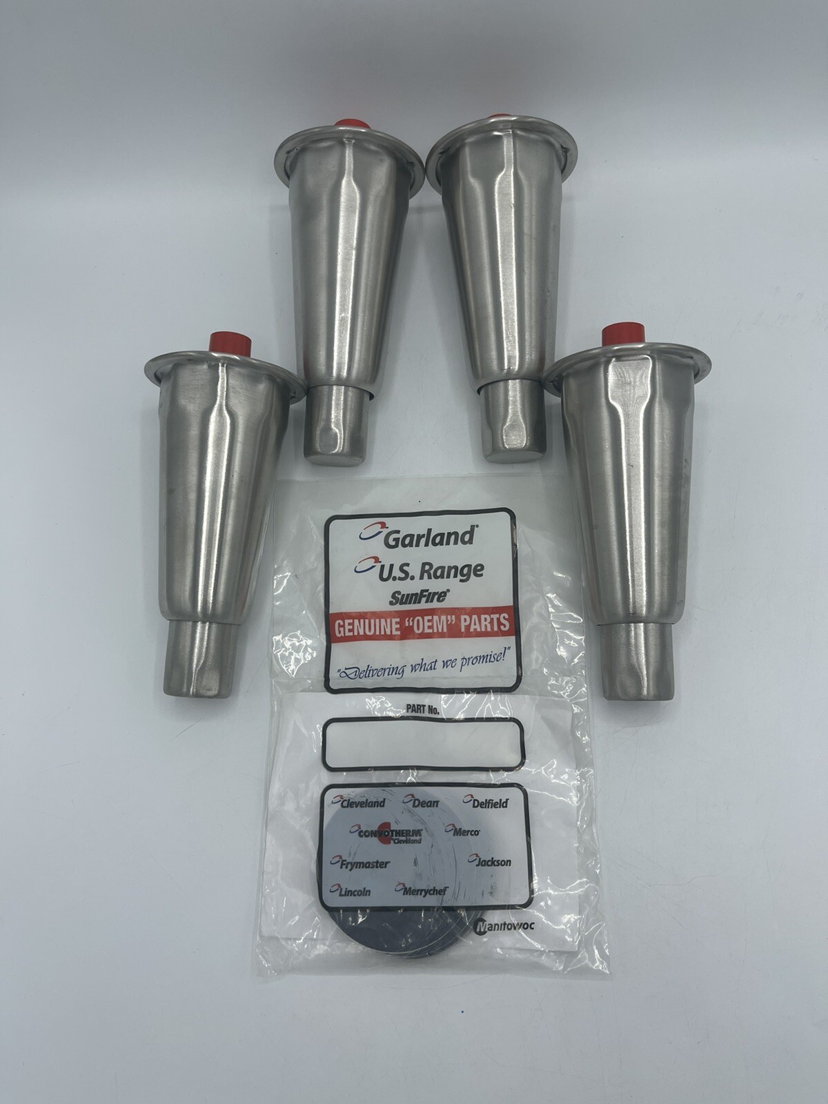 Commercial Kitchen Table Adjustable Stainless Steel Replacement Legs Set