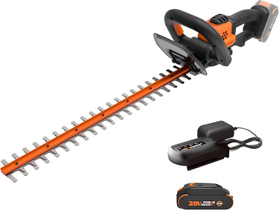 WG261 20V Cordless Hedge Trimmer with Battery & Charger - 22'' Reach