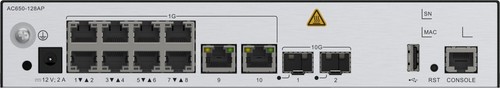Huawei AC650-128AP Mainframe 10xGE Ports 2x10GE SFP+ Avec The AC / Dc Adaptateur - Photo 5/5