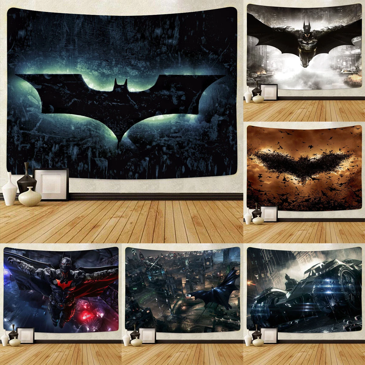 Batman Tapestry Living Room Bedroom Rectangular Decorative Wall Hanging Cover