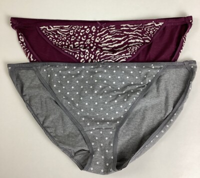 Cacique Lane Bryant Cotton String Bikini Panties size 26/28 Lot Pack of 2 NWOT