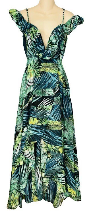 agaci midi dress Talia Agave Green Midi Dress