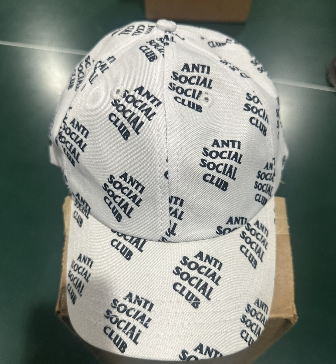 Anti Social Social Club Over You White Cap ASSC Hat All Over