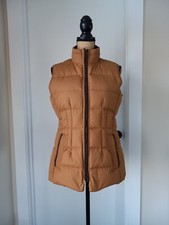 Nwot Dubarry Of Ireland Spiddal Down Quilted Vest Amber Sz Eu 38 Us 8 Runs Small