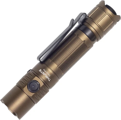 ThruNite TN12 Pro Rechargeable Flashlight, 1900 Lumens CW. Tan