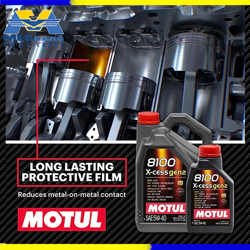 4L MOTUL 8100 X-CESS GEN2 5W40 OLIO MOTORE 100% SINTETICO ACEA A3 B4 VW 502.00 - Immagine 3 di 4
