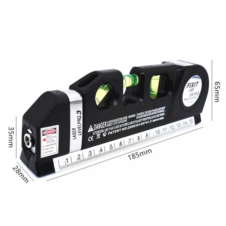 Multipurpose Laser Level Vertical Horizon Measuring Tape Aligner with Tripod pro