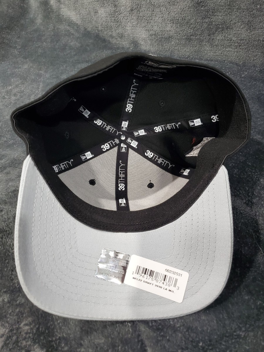 NEW ERA 39 THIRTY NFL LAS VEGAS RAIDERS MENS STRETCH HAT BLACK