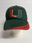 University Of Miami Hurricanes Ncaa Adjustable Strapback Hat Cap Logo Embroider