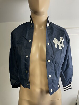 Vintage 1970s–80s New York Yankees Satin Bomber Jacket – Kids