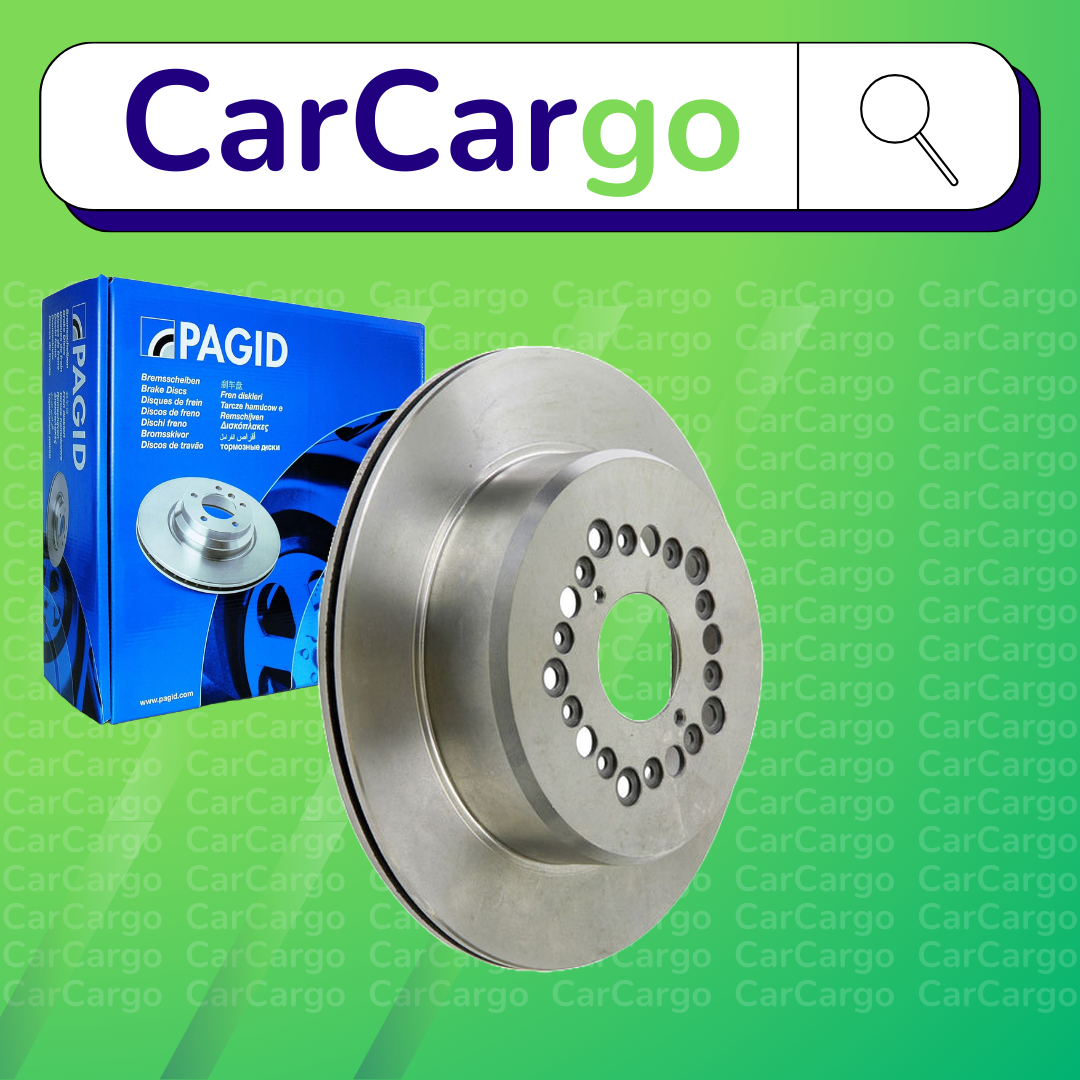 Pagid Vented Rear Brake Discs Pair For Toyota Soarer 4.0 1991-1997 307 mm