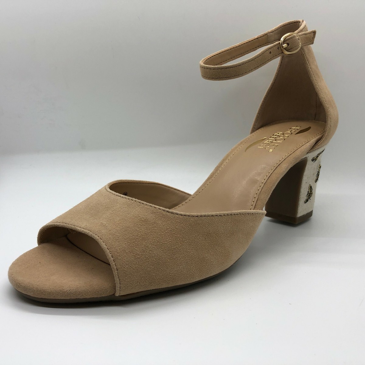 Aerosoles Ohh La La Women's Heels Light Tan Suede Shoes Size M