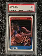 1988 Fleer Basketball #78 Roy Hinson PSA 9