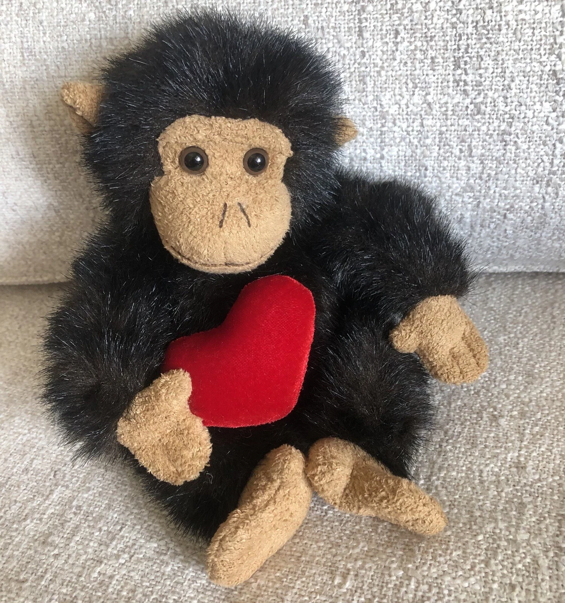 Vintage Russ Berrie Monkey Plush RB For Target Chimpanzee Holding