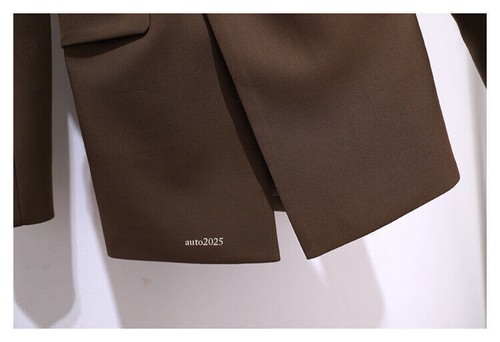 Womens Blazers Mid Long Trench Coat Jacket Overcoat Spring Outwear OL Ladies New - Picture 20 of 26