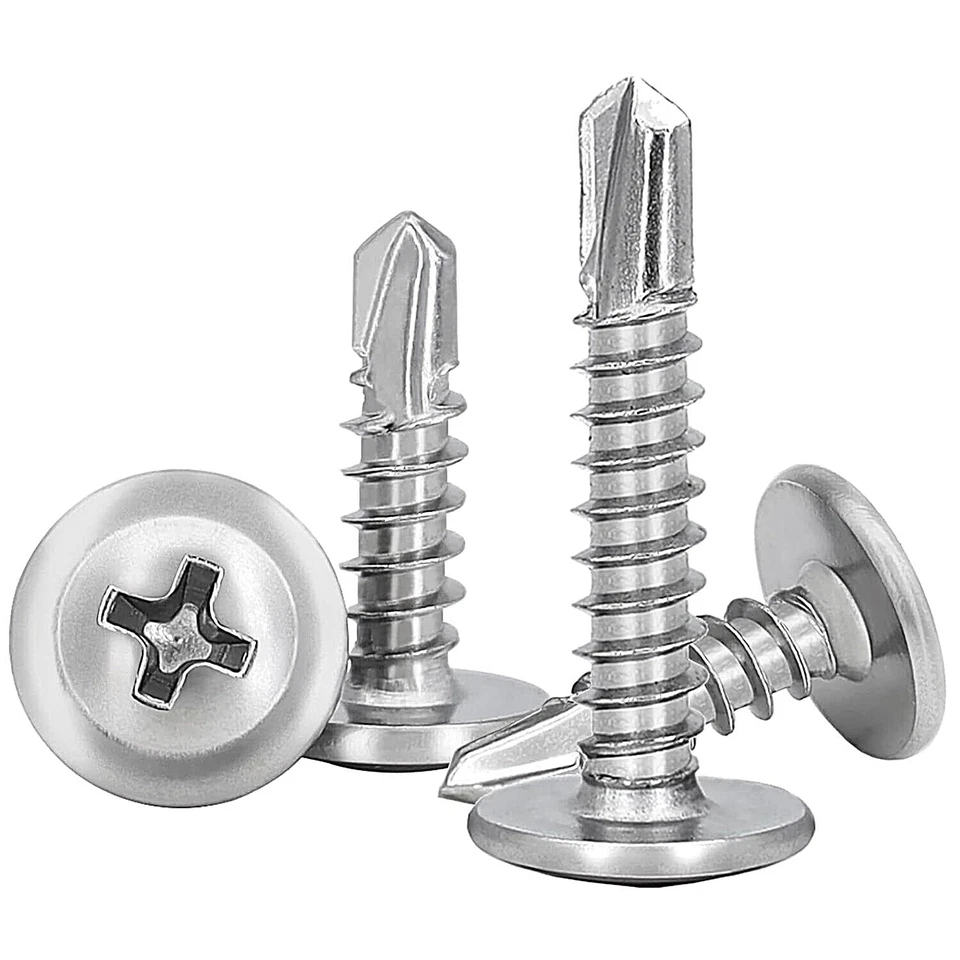 VITI AUTOPERFORANTI TESTA LARGA mm4,2 mm4,8 ZINCATO AUTOFORANTI VARIE LUNGHEZZE - Immagine 4 di 4