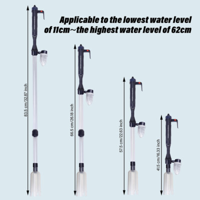 #ad Fish Tank Automatic Water Changer Electric Sand Washer Pump Suction Pump Clean $24.29