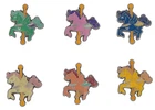 6 Fantasia Carousel Pegasus Color Horses Disney Park Trading Pin Set ~ Brand New