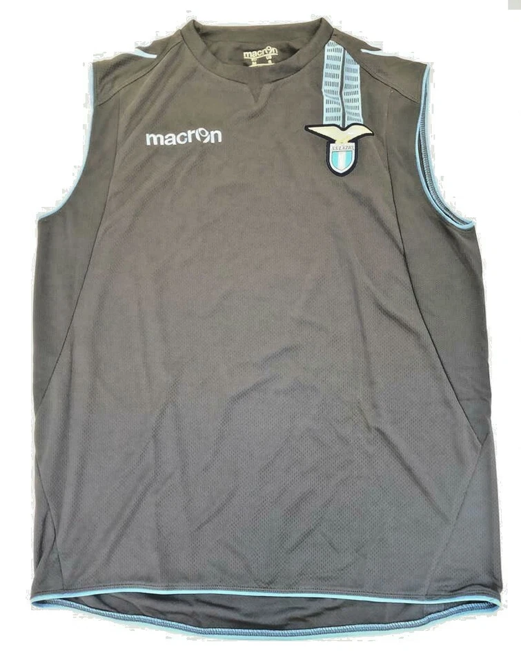 1673/86 Macron Ss Lazio Maillot Sans Manches Officiel Homme M13 58091228 - Photo 1/1